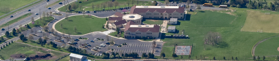 Aerial photo of St. Veronica Catholic Church